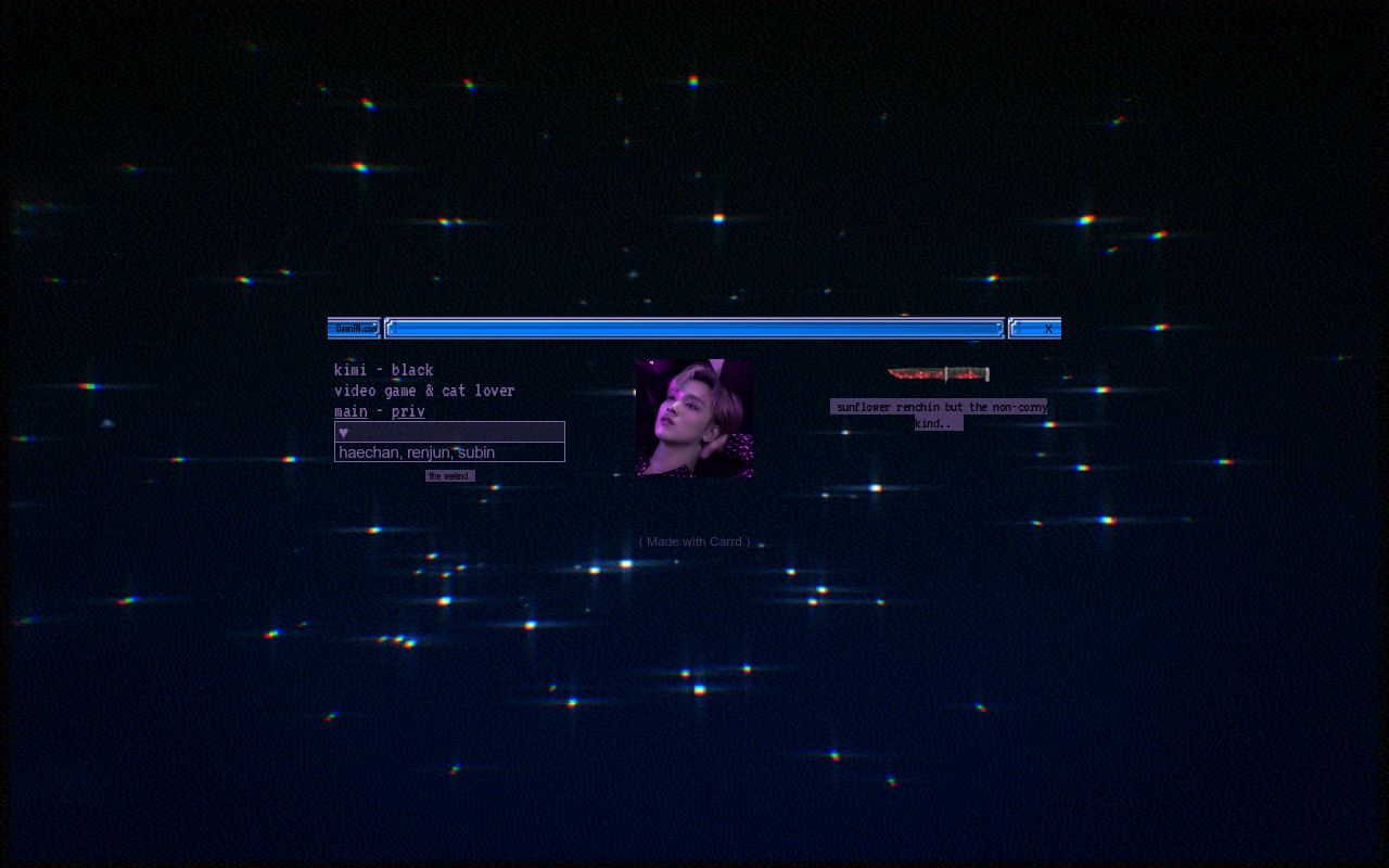 Carrd profile picture for @scared